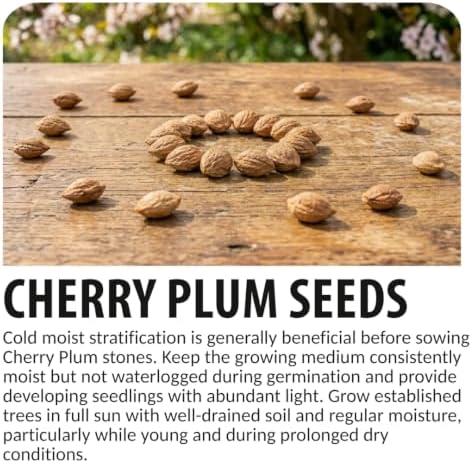 30 Cherry Plum Seeds | Prunus Cerasifera Flowering Fruit Tree Seeds - Image 6