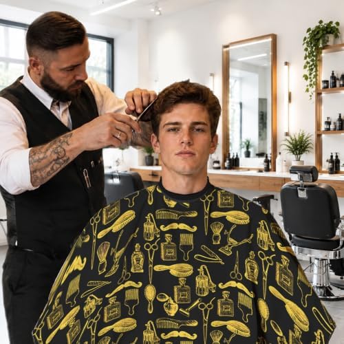 Barber Cape for Men, Professional Hair Cutting Cape for Salon Use - Image 6