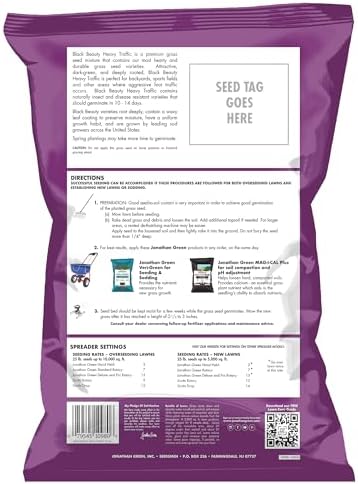 Jonathan Green Black Beauty Heavy Traffic Grass Seed - 25 lb - Image 2