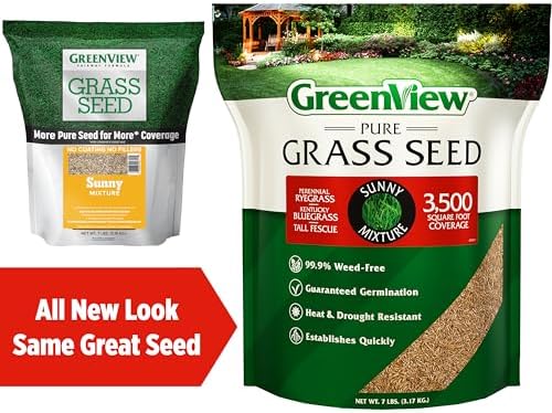 GreenView Pure Grass Seed Sunny Mixture, 7 lb. Bag - Image 2