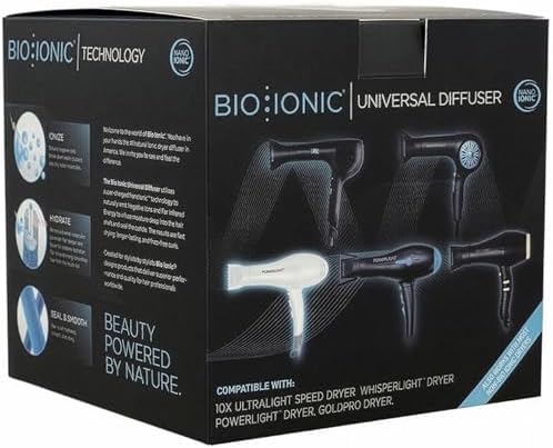Bio Ionic Universal Diffuser - Fast-Drying Hair Dryer Attachment for Frizz Control & Shine - Fits 2.25" Blow Dryers - Professional Styling Tool for All Hair Types - Image 7