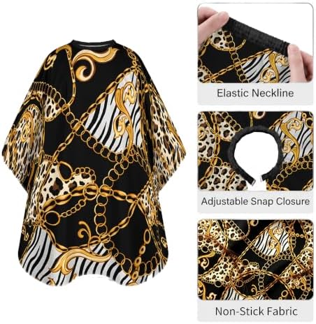 Barber Cape for Men, Professional Hair Cutting Cape for Salon Use - Image 4