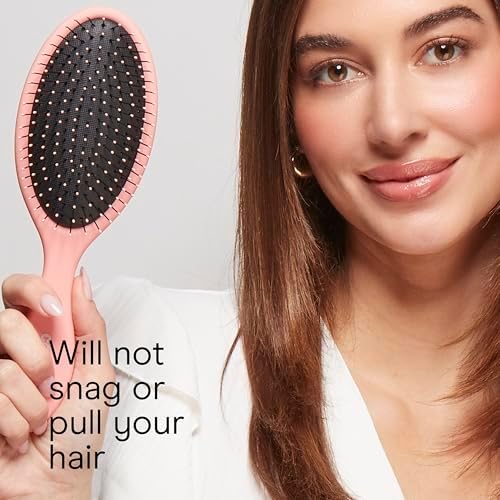 Conair Hair Brush Set, Detangling, Beige, Navy, Coral, 3 Count Full Size (Pack of 8) - Image 6