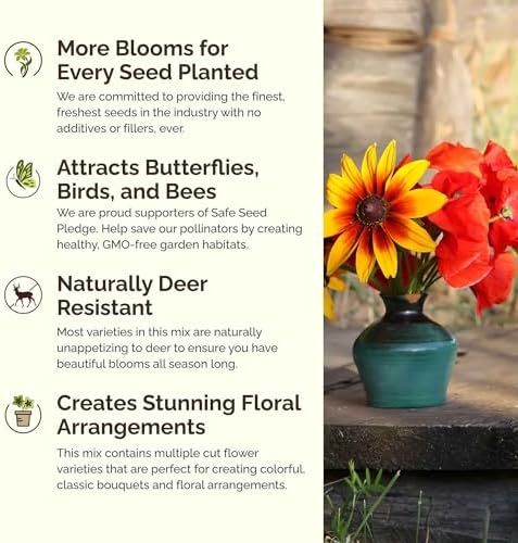 Eden Brothers Pennsylvania Wildflower Mixed Seeds for Planting, 1 oz - Image 4