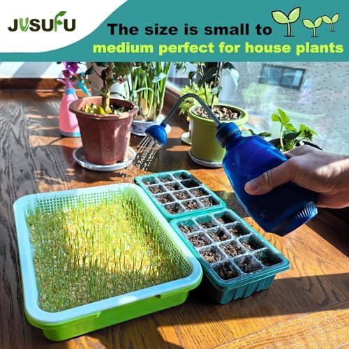 4 Pack Watering Can for Seedlings, 15oz/0.45L (Brown) - Image 4