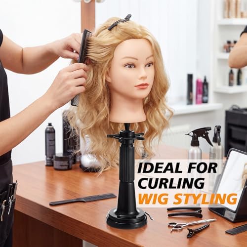 Wenqik Elevated Suction Cup Mannequin Head Stand, Adjustable Wig Stand - Image 4