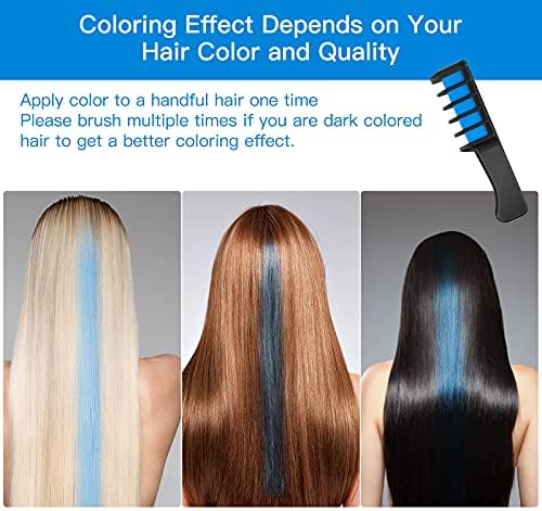 Hair Chalk Comb – Temporary Dye for Kids, Washable & Fun for Parties - Image 3