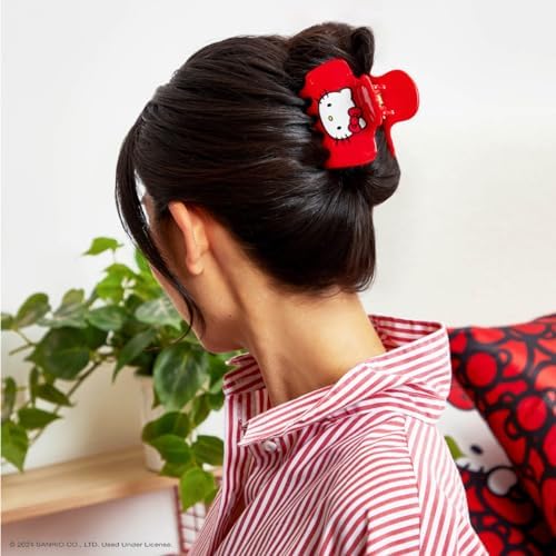 Kitsch x Hello Kitty Puffy Large Hair Clips for Women - Red, 1pc - Image 3