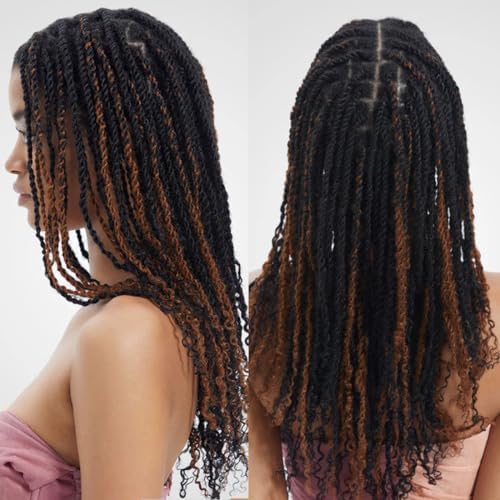 QVR Afro Kinkys Bulk Human Hair for Dreadlock Extensions Repair Locs, Twist Braiding Afro Kinky Human Hair for Locs 1 Pack 50 Gram Highlight Color - Image 4