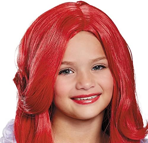 Disguise Disney Princess Ariel Wig, Official Disney Princess Accessory for Girls - Image 2