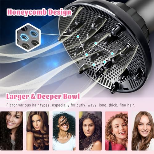 Universal Hair Diffuser Attachment for 1.4"-3.1" Blow Dryer Nozzles - Image 5
