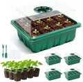Seed Starter Kit With Humidity Dome, 5 Packs 60-Cell Trays, PlantaPulse by PlantaPulse