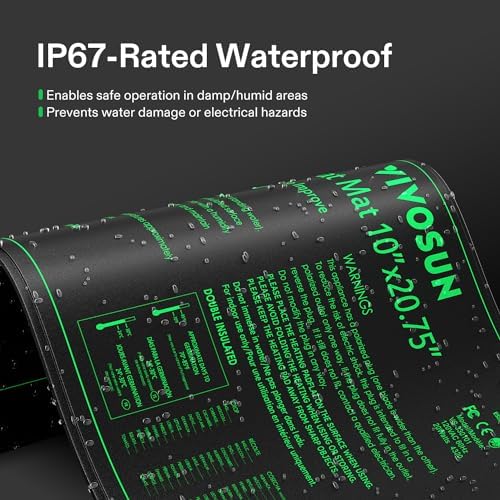 VIVOSUN 2 Pack Durable Waterproof Seedling Heat Mat 10" x 20.75" - Image 4