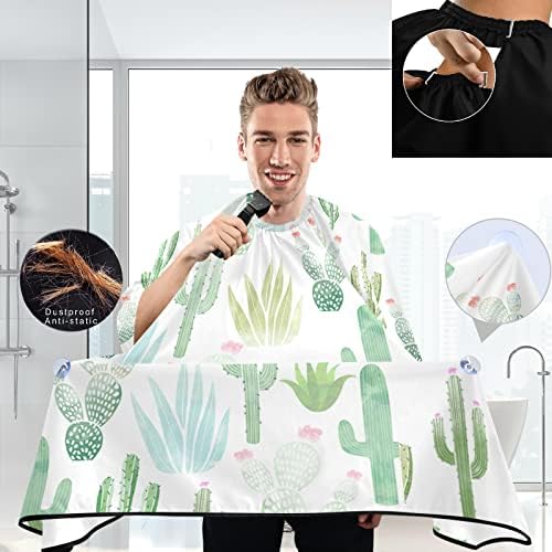 Barber Capes Polyester Hair Cutting Salon Cape with Snaps Beard Bib Hairdresser Gown Stylist Cape For Men Women - Image 3