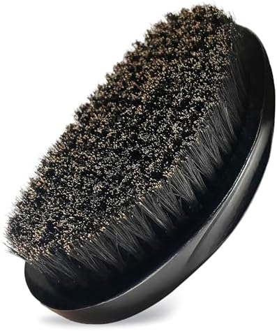 Soft Wave Brush for Men 360 - LexRory Curved Boar Brushes for Wavy Hair by MANSHION