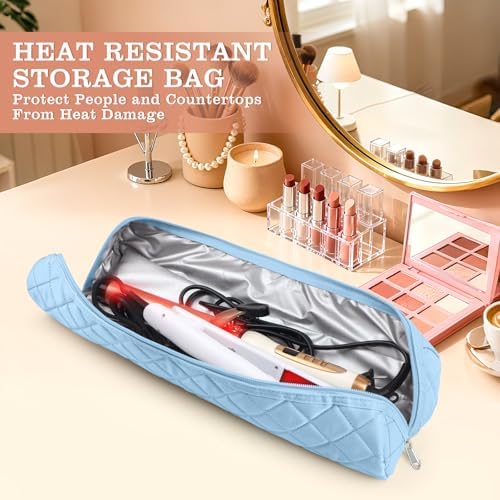 Suafrnut Large Heat Resistant Hot Hair Tools Organizer Bag(17.7" x 3.9") - Image 2