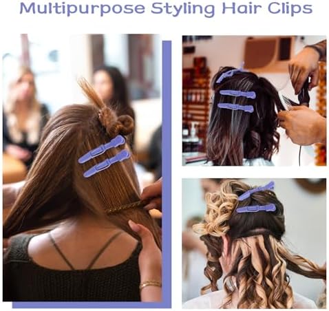Ondder 24 Pack Alligator Hair Clips, 4.5 inch Clips for Hair Sectioning, Hair Styling Accessories for Women Men Girls Teens, Dark Purple - Image 5
