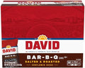 DAVID Sunflower Seeds, Bar-B-Q Flavor, 1.625 oz. (12-pk) by DAVID