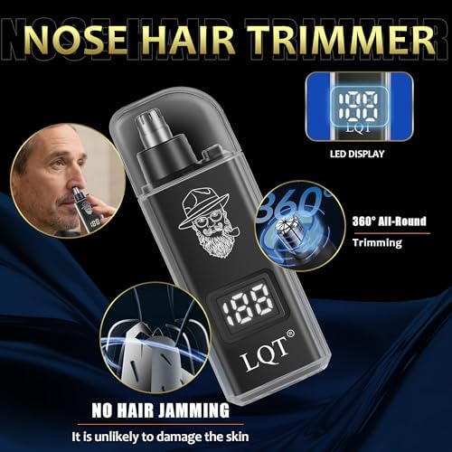 Hair Clippers for Men, with LED Display 4-Piece Cordless Grooming Kit with Hair Clipper, Beard Trimmer, Foil Shaver & Nose Trimmer, Complete Rechargeable Set for Home Barber Use (Black Gold) - Image 6