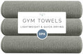 S&T INC. Microfiber Gym Towels, 3 Pack, 16" x 27", Dark Grey by STINC