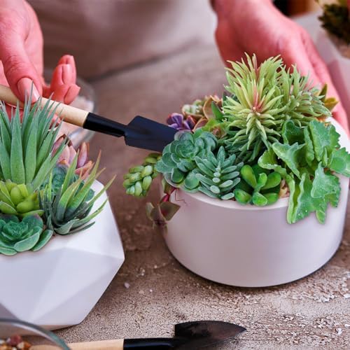 Yunsailing 40 Pcs Artificial Faux Mini Succulent Plants, Classic - Image 2