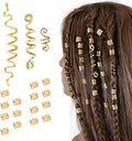 FRDTLUTHW 18Pcs Hair Accessories Loc Hair Jewelry for Women Braids, Dreadlock Beads Metal Hair Clips Decoration Gold(Multiple Styles)-style4 by FRDTLUTHW