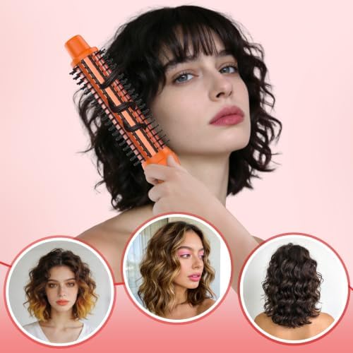1 Inch Curling Iron Brush, Ceramic Thermal Brush for Short Hair - Image 2