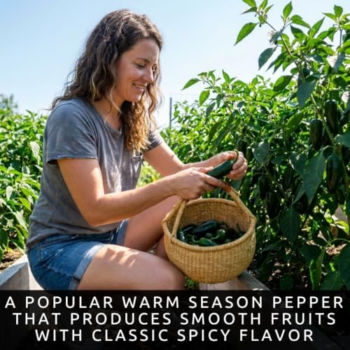 100 Jalapeno Pepper Seeds | Hot Peppers | Vegetable Seeds for Planting - Image 2