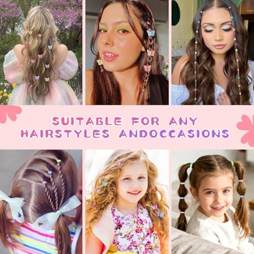 Girls Hair Accessories-1500P Elastics 45P Claw Clips Wax Stick Comb Set - Image 7