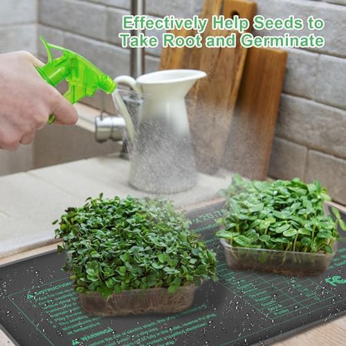 Durable Seedling Heat Mat 10x20.75 inches 8 Pack, Upgraded MET Certified Heat Mat for Plants Seed Germination,Hydroponic, Waterproof Greenhouse Heater, Seed Starter - Image 5