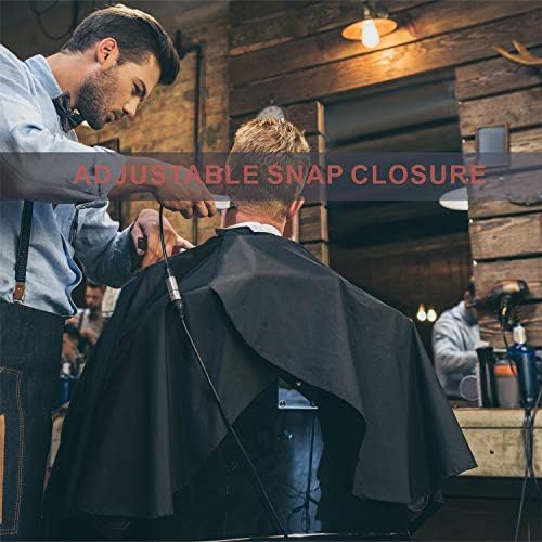 izzycka Nylon Barber Cape,64"x56" Waterproof Large Salon Hair Cutting Cape - Image 6