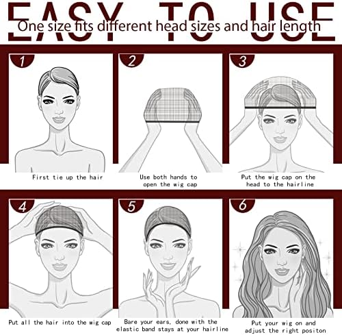 Fandamei Wig Cap, 4PCS Nylon Wig Caps Nude for Women, Stocking Wig Caps for Halloween, Cosplay. Wig Cap for Women, Men, Kids, Stocking Caps for Wigs - Image 7