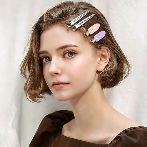 40 Pcs Duck Bill Clips, Metal Alligator Clips for Hair Styling, Rustproof 3.5 Inch Curl Clips with Holes for Women, Coloring, Salon Use for Thick Hair & Thin Hair - Image 2