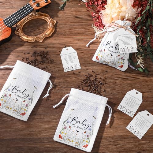 Fumete 25 Sets Wildflower Baby Party Favors for Guests, Bloom - Image 4
