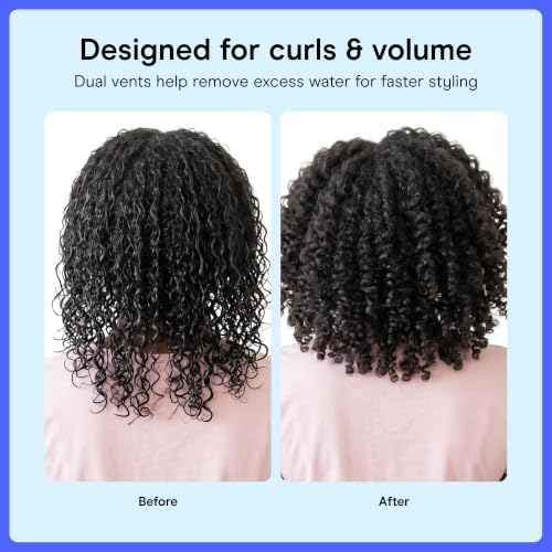 Conair Curl Defining Brush Set, Long, Loose Curly Hair Detangler, 3-Piece - Image 3