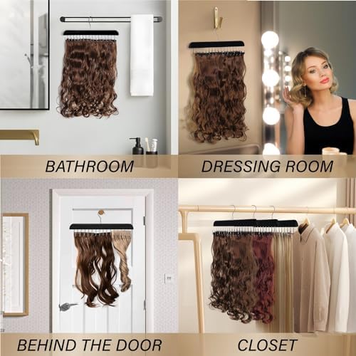 Hair Extension Holder - Professional Full Length Weft Styling Tool for Multi-Layer Hair Washing, Drying, Coloring, Styling & Storing - Image 5
