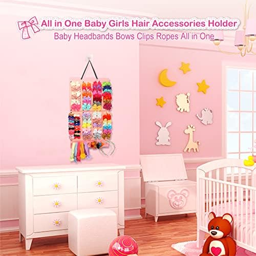 Hair Bows Holder & Organizer for Baby Girl, Baby Hair Accessory - Image 2