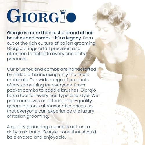 Giorgio Gentle Pink Hair Brush Set – Gift for Women, 2 Detangler Brushes (6.25" & 7.75"), Scalp Massager, Travel Hair Brush, Sensitive Scalp, All Hair Types - Image 7