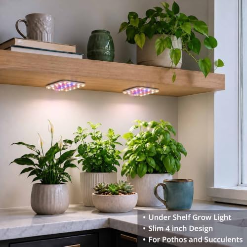 Wall Mounted Grow Light for Indoor Plants, Full Spectrum, 1-Pack - Image 4