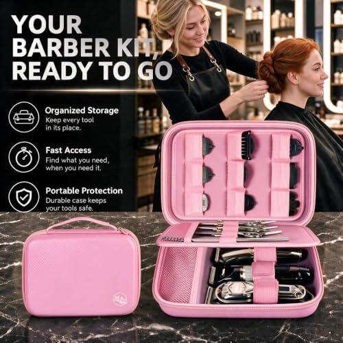 Boobowl Barber Accessories Bag for Clippers and Supplies, Hair Clipper Box - Image 7