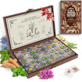 Lush&Dew Ancestral Apothecary Medicinal Tea Herb Seed Chest, Gardening Gift by LUSHDEW