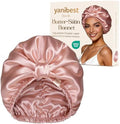 YANIBEST Breathable Soft Breeze Satin Bonnet for Sleeping,Silk Feeling Cap by yanibest