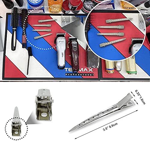 HiJeaton 24Pcs Metal Duck Billed Hair Clips for Women Styling Sectioning, Silver Hair Pins for Long Hair, Alligator Curl Loc Clips for Thick Hair Roller, Salon, Bows DIY - Image 5