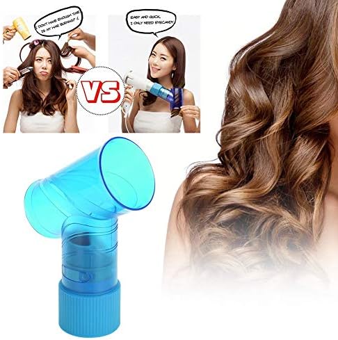 Hair Diffuser for Curly Hair,Protable Hair Dryer Curls Diffuser, Hair Dryer Roller Curls Diffuser Salon Stying Tools Home Supplies (Blue) - Image 3