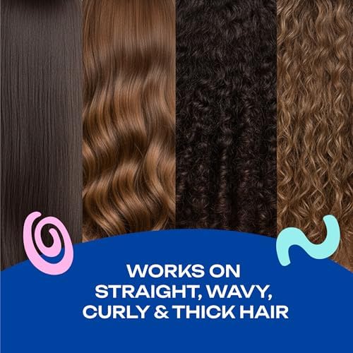 Ninabella Detangling Hair Brush - Gentle Detangler Brush for Curly, Fine, Thick and Long Hair - Hairbrush for Women - For Wet and Dry Hair - Stone Edition - Smoky Grey - Image 4