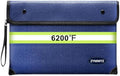 6200℉ Fireproof and Waterproof Document Pouch with Water Resistant Zipper,9 Layers of Heat Insulated Materials Fireproof Envelopes for Important Documents,Valuables by Unknown