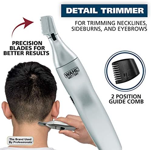 Wahl Battery Men’s Nose Hair Trimmer - Eyebrows, Neckline, Nose & Ear Hair - Image 2