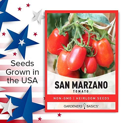 Gardeners Basics, San Marzano Tomato Seeds for Planting Heirloom Non-GMO Seeds for Home Garden Vegetables Makes a Great Gift for Gardening - Image 2