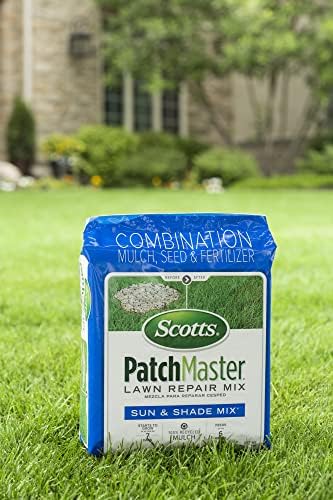 Scotts PatchMaster Lawn Repair Mix Sun + Shade Mix, Combination Grass Seed, Fertilizer, and Mulch, 4.75 lbs. - Image 5