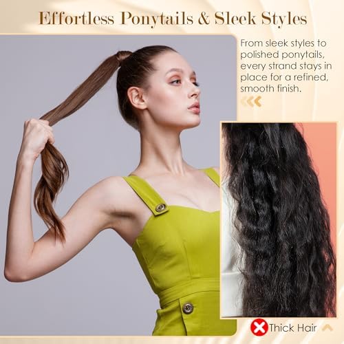 STYLEMATE Boar Bristle Slick Back Hair Brush, Large/Medium Soft Bristles Hair Brush for Thin & Fine Hair, Smoothing Hairbrush for Polishing, Deepening & Styling for Women Men - Image 4